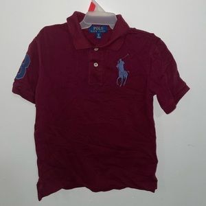 SOLD*** Boys Ralph Lauren Burgundy Polo